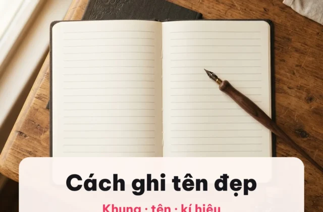 Cách Ghi Tên Đẹp – Tên Có Kí Hiệu Đẹp | KiHieu